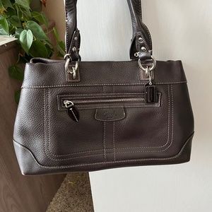 Coach Brown Leather Handbag